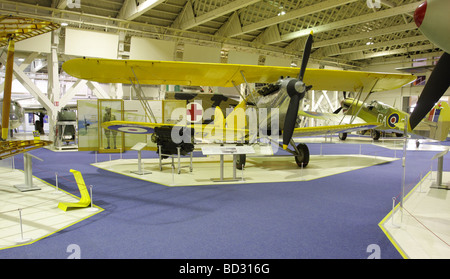 Hawker Hart derzeit auf dem Display in den historischen Hangars Ausstellung, RAF Hendon, London, England. Stockfoto
