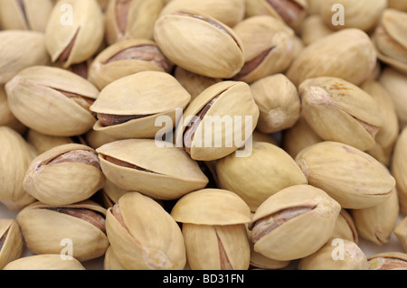 Nahaufnahme von Pistazien Stockfoto