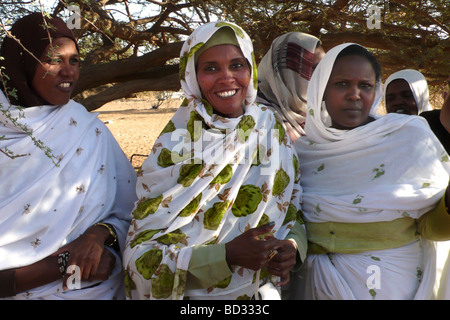 Nubia Sudan Meroe Frauen Stockfoto