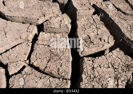 Nubia Sudan trockene Erde Stockfoto