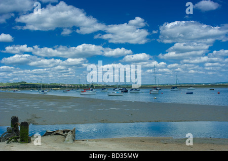 Langstone Harbour Meerblick Stockfoto