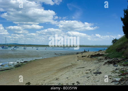 Langstone Harbour Meerblick Stockfoto