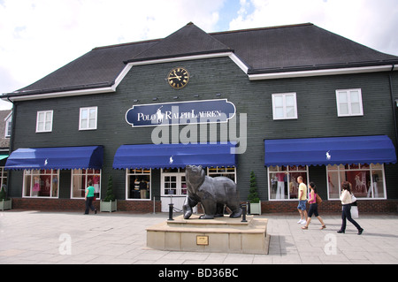 Polo Ralph Lauren store, Bicester Village Shopping Centre, Bicester, Oxfordshire, England, Vereinigtes Königreich Stockfoto