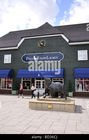 Polo Ralph Lauren store, Bicester Village Shopping Centre, Bicester, Oxfordshire, England, Vereinigtes Königreich Stockfoto