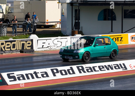 USC Santa Pod Car Event Stockfoto