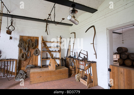 Lagerhaus im Fort Clinch State Park Fernandina Beach Amelia Island Jacksonville Florida USA Stockfoto