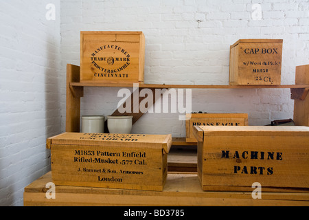 Lagerhaus im Fort Clinch State Park Fernandina Beach Amelia Island Jacksonville Florida USA Stockfoto