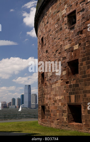 New Jersey, Jersey City, Goldman Sachs Turm, César Pelli, Governors Island, New York Stockfoto