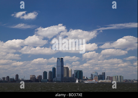 New Jersey, Jersey City, Goldman Sachs Turm, César Pelli, Governors Island, New York Stockfoto