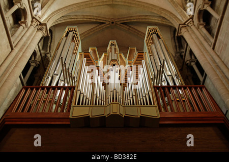 Orgel der Kathedrale von St. Peter in Genf, Schweiz, Europa Stockfoto