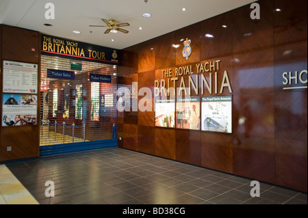 Royal Yacht Britannia Büros, Schottland, UK, Europa Stockfoto