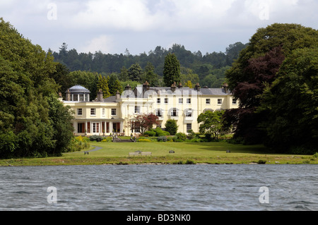 Storrs Hall Hotel am Lake Windermere Stockfoto