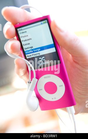 Ipod Nano Pink Stockfoto