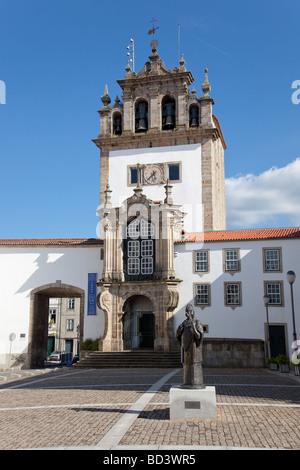 Nossa Senhora da Torre-Kapelle in der Stadt Braga, Portugal. religiöse Architektur des 18. Jahrhunderts. Stockfoto