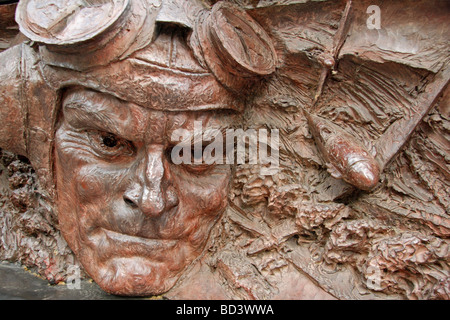 Details zu Schlacht of Britain Memorial, am Ufer der Themse, London, UK. Stockfoto