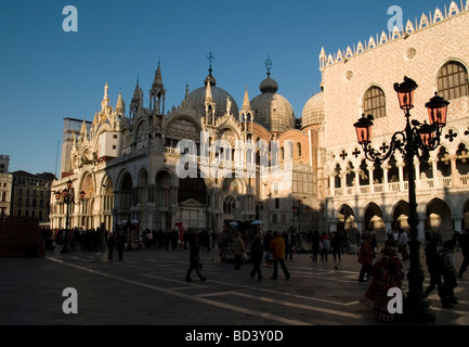 Markusplatz: Venedig, Italien Stockfoto