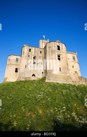 Warkworth Castle Warkworth Northumberland England Stockfoto