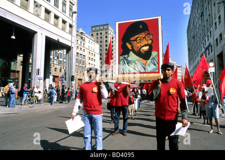 Mailand politische Demonstration 1992 Stockfoto