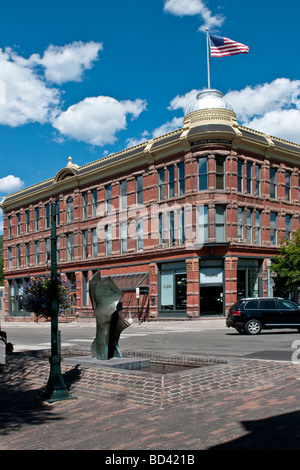 Elks Building in Aspen Ski Resort Colorado USA Amerika Stockfoto