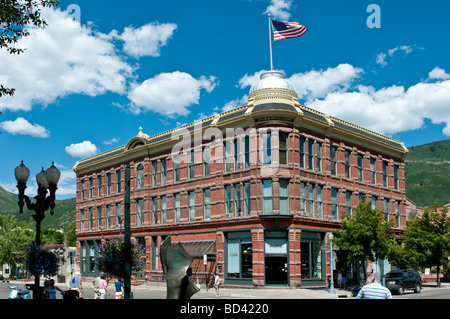 Elks Building in Aspen Ski Resort Colorado USA Amerika Stockfoto