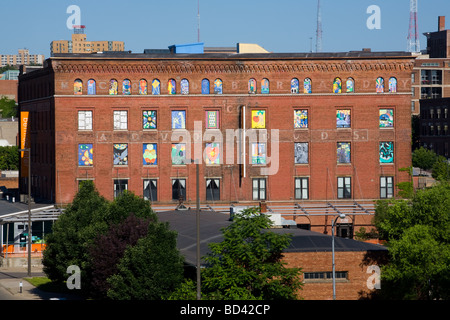 Bemis-Zentrum für zeitgenössische Kunst in der alten Markt Omaha Nebraska Stockfoto