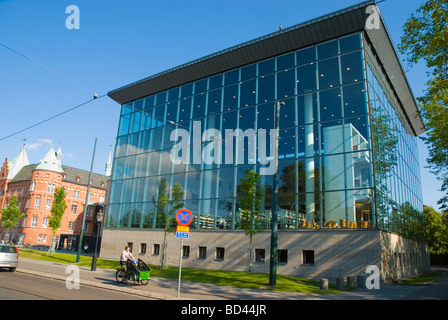 Erbaut die wichtigsten Bibliotheksgebäude Slottsparken Park in Malmö Skåne Schweden Europa Stockfoto