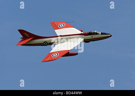 Ein RAF Hawker Hunter Kämpfer in ETPS Farbschema Stockfoto