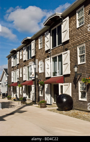 Historische Immobilien Nova Scotia Restauration Architektur in Halifax, Nova Scotia, Kanada Stockfoto