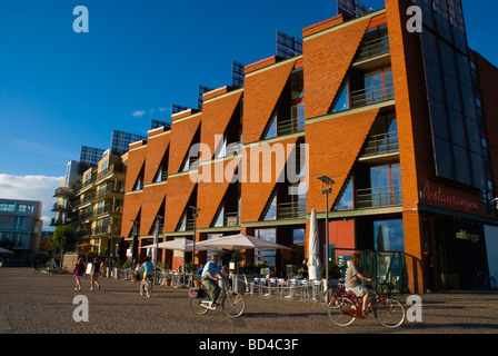 Bäderarchitektur im Hafen von Västra Hämnen in Malmö Skåne Schweden Europa Stockfoto