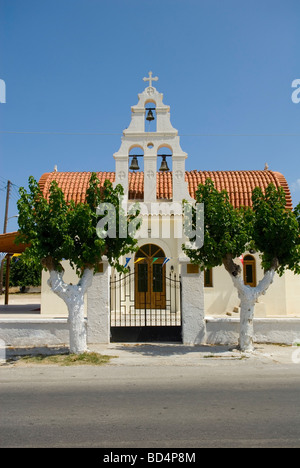 Griechisch-orthodoxe Kirche in der Nähe von Rethymnon Stockfoto