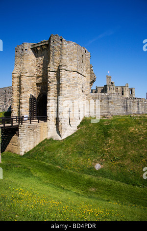 Warkworth Castle Warkworth Northumberland England Stockfoto