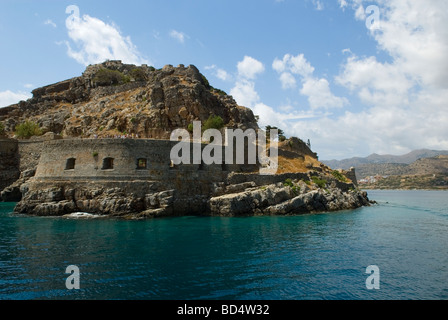 Die Festung Spinalonga Kreta Stockfoto