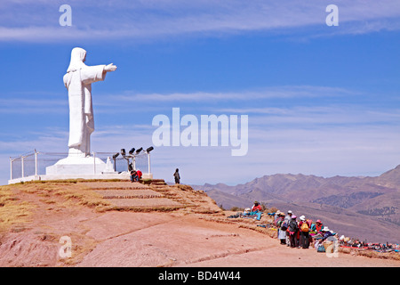 Christo Blanco, Cuzco, Peru, Südamerika Stockfoto