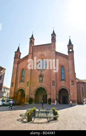 Langhe Provinz Cuneo Alba Kathedrale Stockfoto