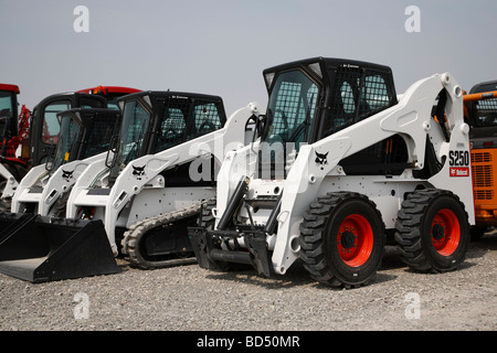 Bobcat Heavy Duty Equipment Lader Maschinen Kompaktlader amerikanische Farming niemand in den USA horizontale Hi-res Stockfoto