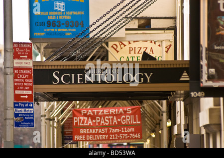 Kirche von Scientology, 227 W 46th Street, Manhattan, New York City, USA Stockfoto