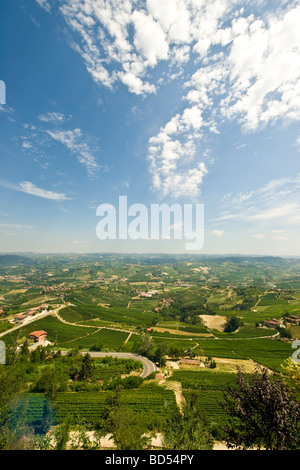 Langhe Provinz Cuneo Landschaft von la morra Stockfoto