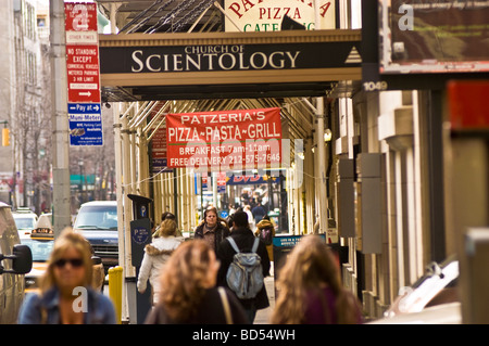 Kirche von Scientology, 227 W 46th Street, Manhattan, New York City, USA Stockfoto