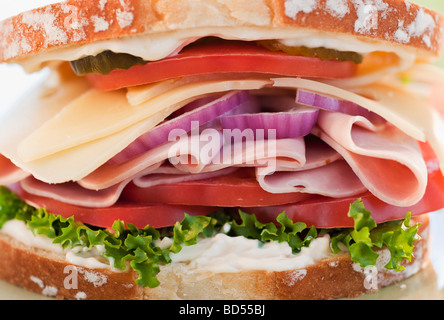 Ein leckeres sandwich Stockfoto