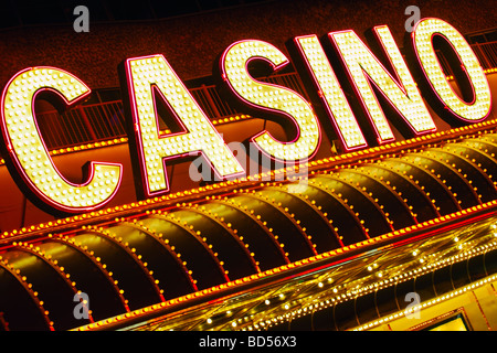 Las Vegas Casino-Schild Stockfoto