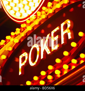 Las Vegas Casino-Schild Stockfoto