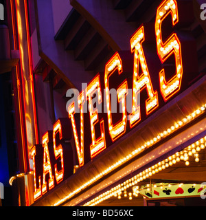 Las Vegas Casino-Schild Stockfoto