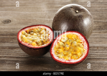 Passionsfrucht, maracujas Stockfoto