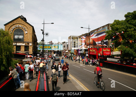 Camden High Street, Camden Town, London, UK Stockfoto