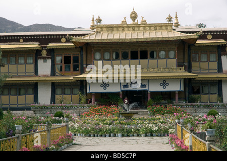 der Sommerpalast des 13. Dalai Lama norbulingka Stockfoto