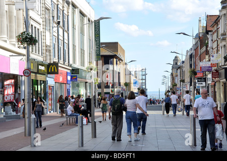 Fußgängerzone, High Street, Southend-on-Sea, Essex, England, Vereinigtes Königreich Stockfoto