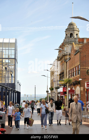 Fußgängerzone, High Street, Southend-on-Sea, Essex, England, Vereinigtes Königreich Stockfoto