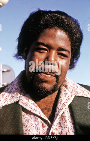 BARRY WHITE - uns Soul-Sänger im Jahr 1976 Stockfoto