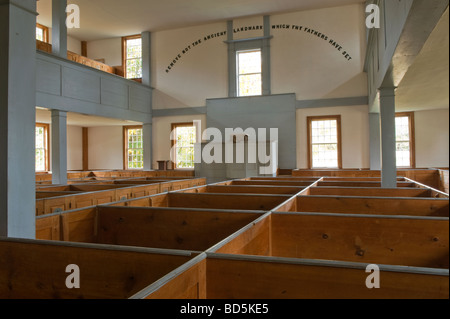 Old West Kirche innen Stockfoto