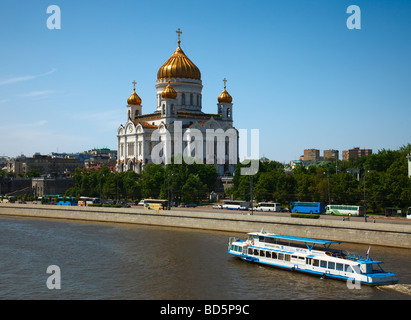 Kathedrale von Christus dem Erlöser, Moskau, Russische Föderation. Stockfoto